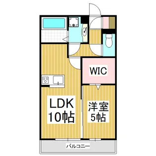 コンフォーティア駒ヶ根 B棟【104号室】の間取り