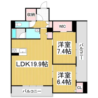 マジェステ【3階】の間取り