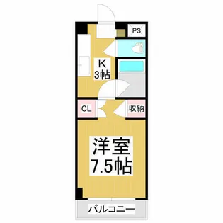 コーポホワイトヴィラ【306号室】の間取り