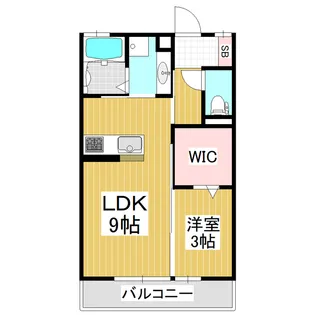 フォルトゥーナ【304号室】の間取り