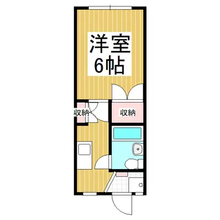 七久保ヒルズ B【202号室】の間取り