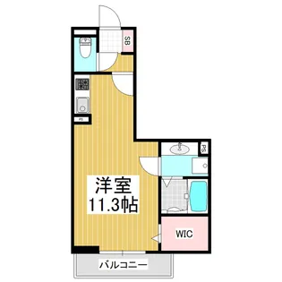 コンフォーティア信大西 B棟【301号室】の間取り