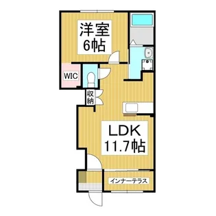 シェーネ フォルム【106号室】の間取り