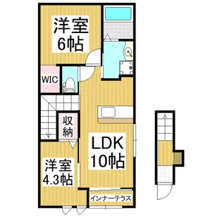 ヴァンベール【2階】の間取り