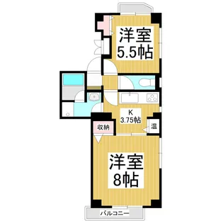 メゾン光和【1002号室】の間取り