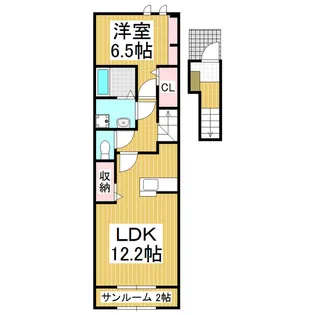 レジェーロ【2階】の間取り