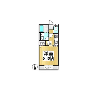 けやきの杜【101号室】の間取り