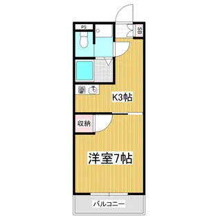 ステーション21【303号室】の間取り