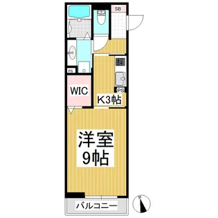 Villa Monte Vista【105号室】の間取り