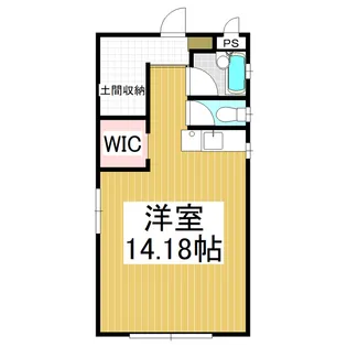 ベラスタンザ常磐城【201号室】の間取り