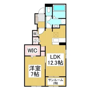 シャルマン【1階】の間取り