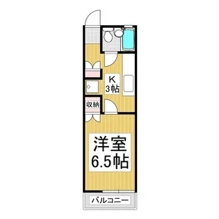 ロイヤルパレス【203号室】の間取り