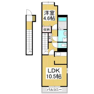 PRESTIGE【2階】の間取り