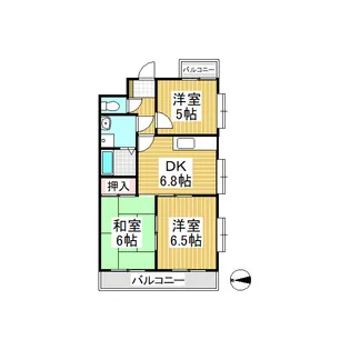 エトワール上田 701【701号室】の間取り
