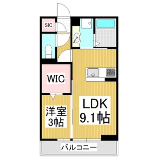 ハイム・プラージュ【1階】の間取り