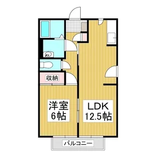 エスポワール21【203号室】の間取り