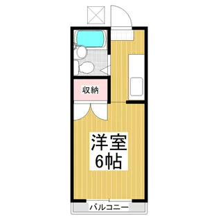 セピア【201号室】の間取り