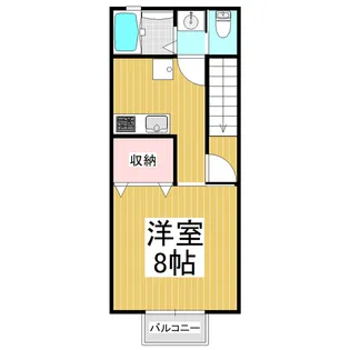 Luana桐【202号室】の間取り