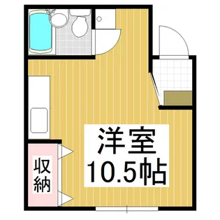 アルプスハイツ【202号室】の間取り