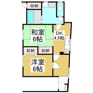 長野県松本市里山辺【一戸建】の間取り