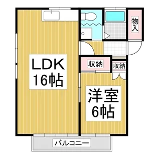 コーポK【102号室】の間取り