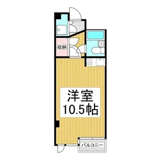 山本ビルディング【307号室】の間取り