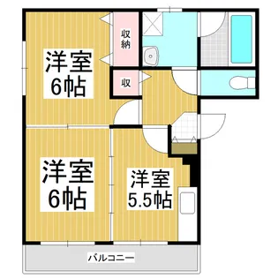 リーべ花恋【102号室】の間取り