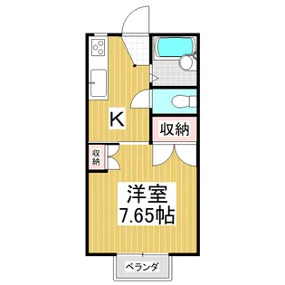 エンプレス【201号室】の間取り