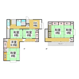 長野県伊那市山寺【一戸建】の間取り