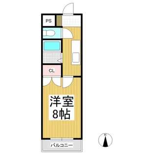 AIマンション【205号室】の間取り