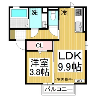 ルーモス【2階】の間取り