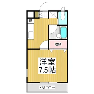 ドリーム西高木【103号室】の間取り