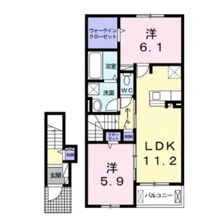 Felicita B【2階】の間取り