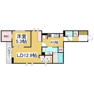 GRACA開智【2階】の間取り