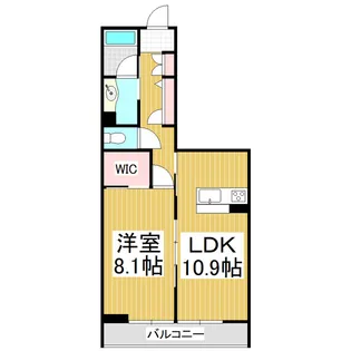 シャーメゾンステージ井川城【1階】の間取り