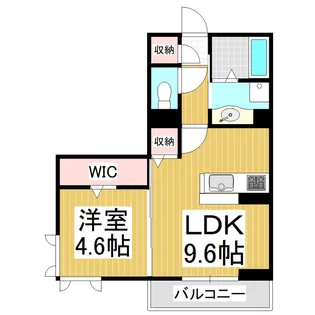 クレール渚 N【305号室】の間取り