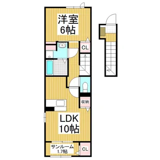 グランビスタ【2階】の間取り