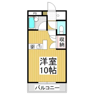 メゾンPax【207号室】の間取り