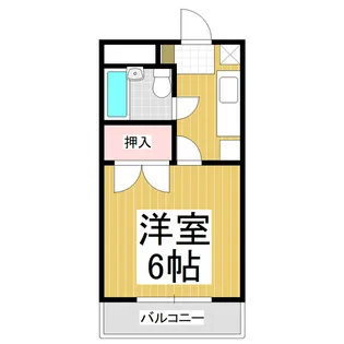 シーダー・ヴィレッヂ【202号室】の間取り