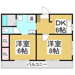 Mコーポ A【102号室】の間取り