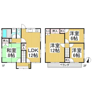長野県佐久市平賀【一戸建】の間取り