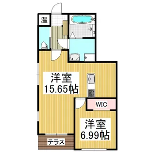 breeze court【102号室】の間取り