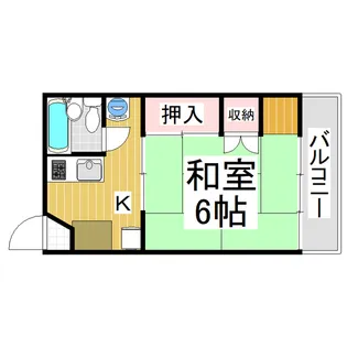 ハイツエール【105号室】の間取り