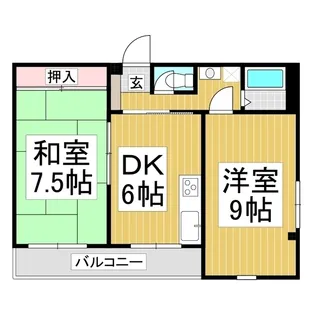 リジューム【404号室】の間取り