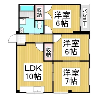 リジューム【301号室】の間取り