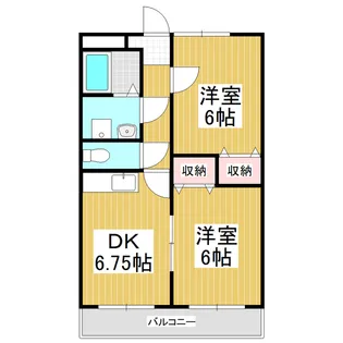 マンショングランヴェール 1号館【104号室】の間取り