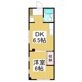 メゾンK2【101号室】の間取り