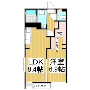 グリーンハイツ【2階】の間取り