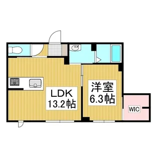 MAST TOWN GRACE C【1階】の間取り