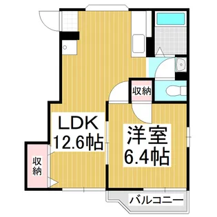 フォーブルやまと A【2階】の間取り